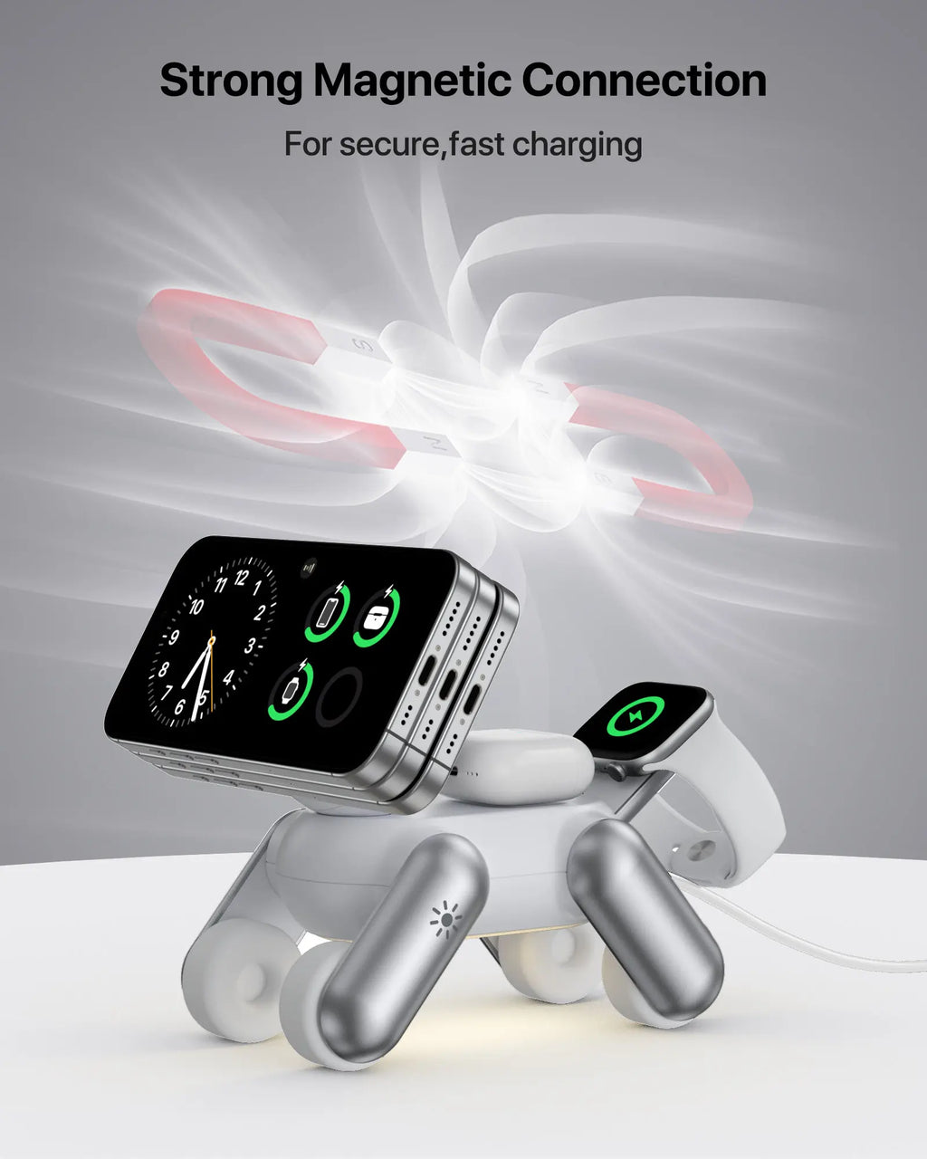 Estación de Carga Inalámbrica Smart Dog 15W