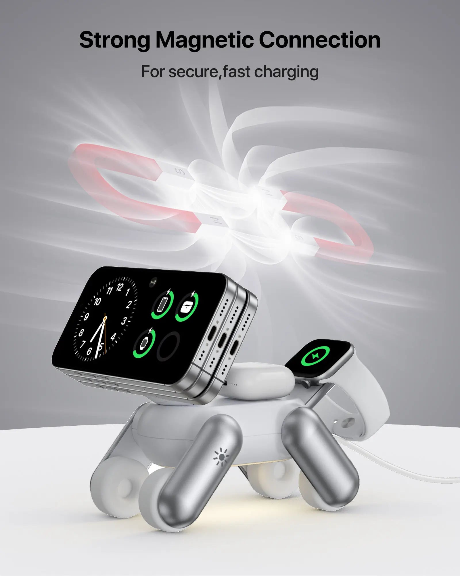 Estación de Carga Inalámbrica Smart Dog 15W