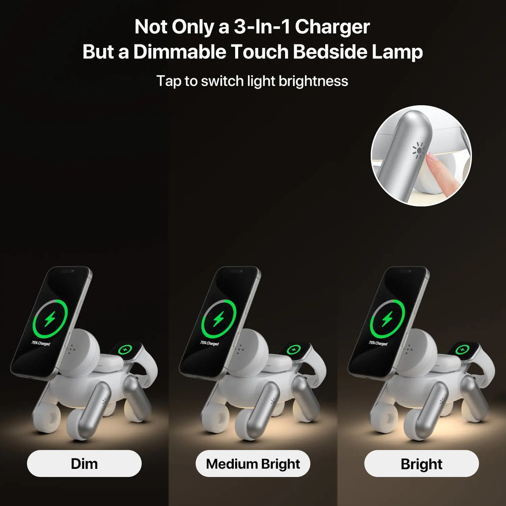 Estación de Carga Inalámbrica Smart Dog 15W