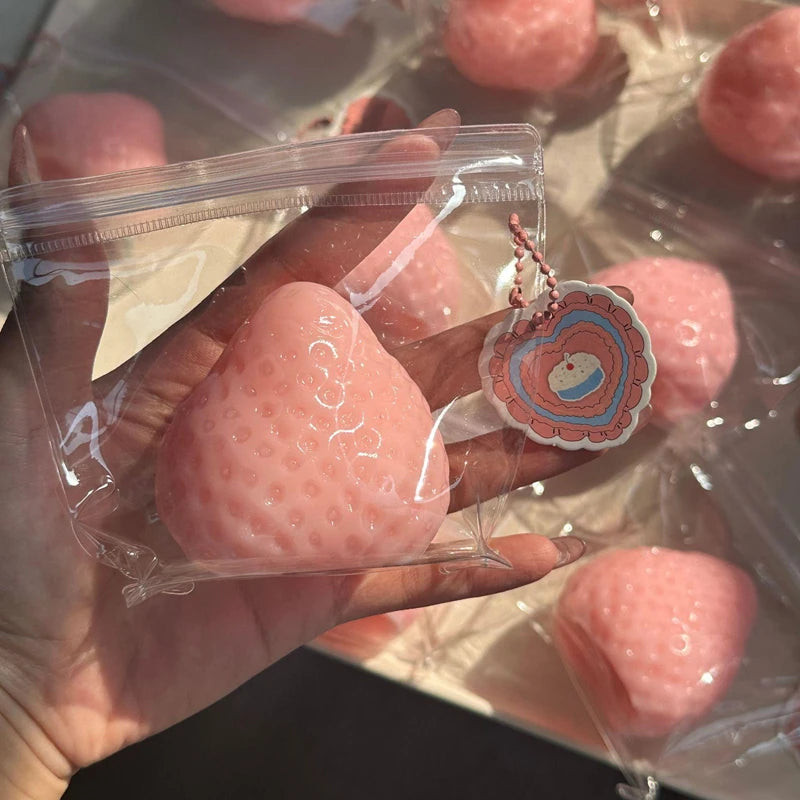 Fresa Taba Squishy - Juguete Relajante Sensorial