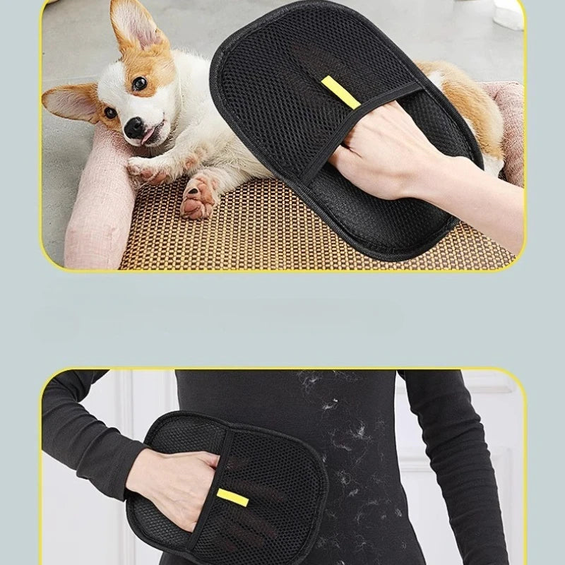 Guante Quita Pelos Portátil y Lavable para Mascotas