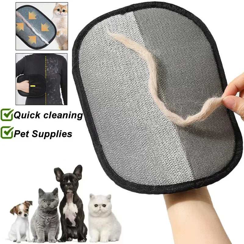 Guante Quita Pelos Portátil y Lavable para Mascotas