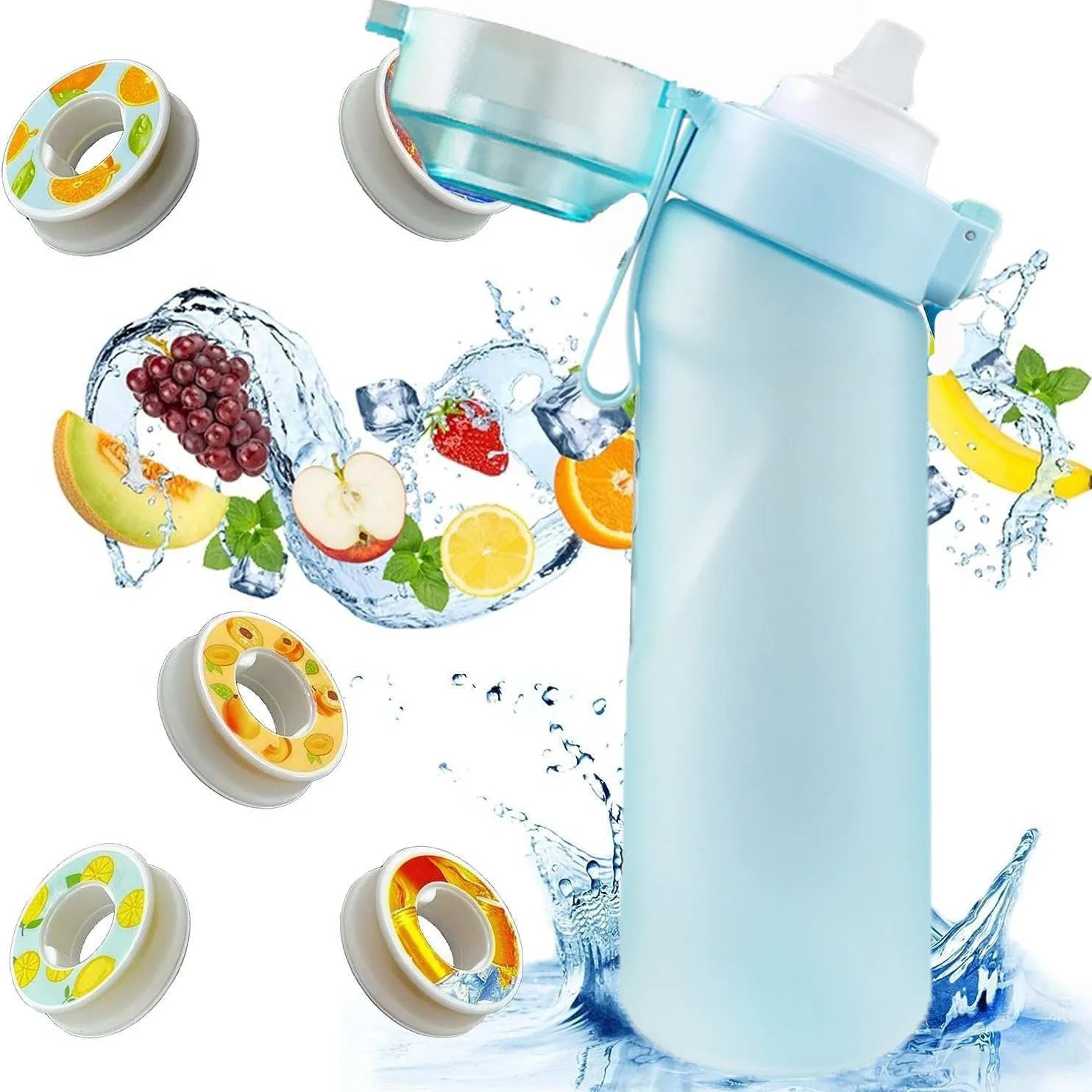 Botella de Agua Inteligente con Sistema de Frutos y Aroma