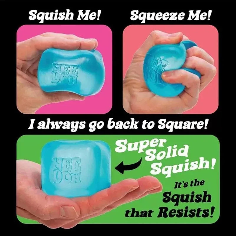 Cubo Squishy Antiestrés Premium - NeeDoh Nice Cube Viral TikTok