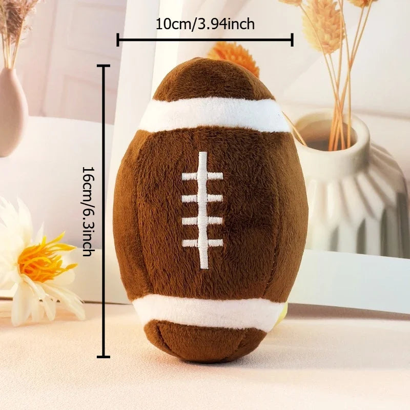 Pack de Juguetes Deportivos para Perros - Pelotas Squeaky Antiestrés (Set de 2)