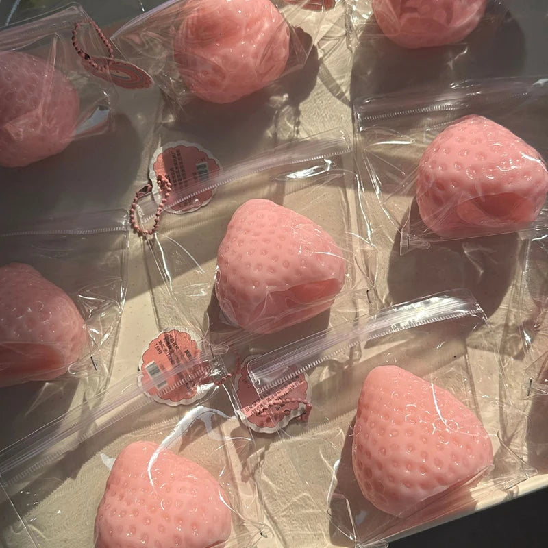 Fresa Taba Squishy - Juguete Relajante Sensorial