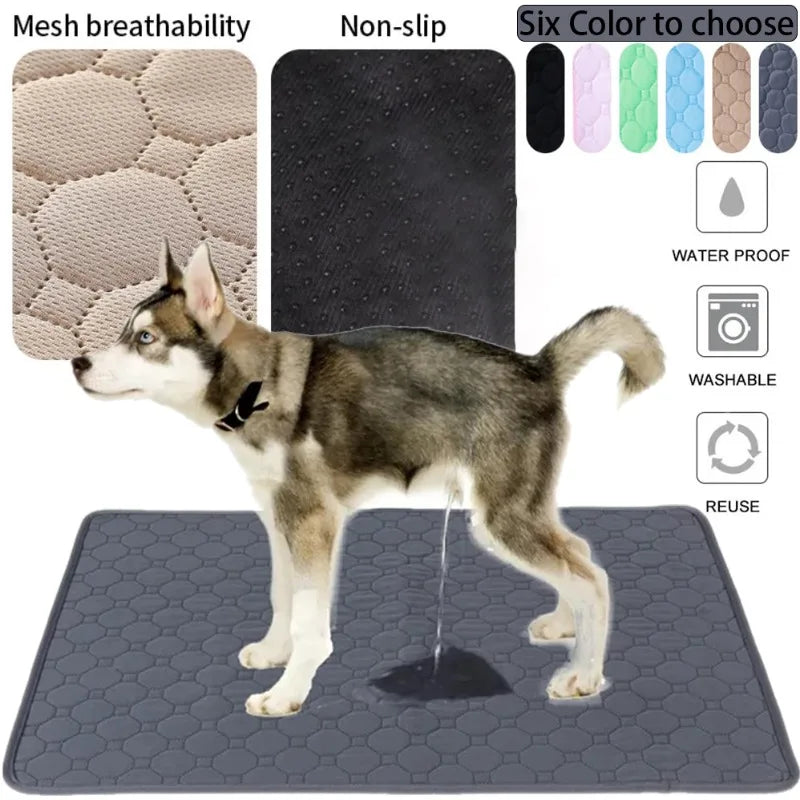 Tapete Absorbente Lavable y Reutilizable para Mascotas