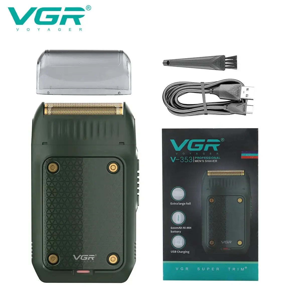 Rasuradora Eléctrica Portátil VGR V-353 para Hombre