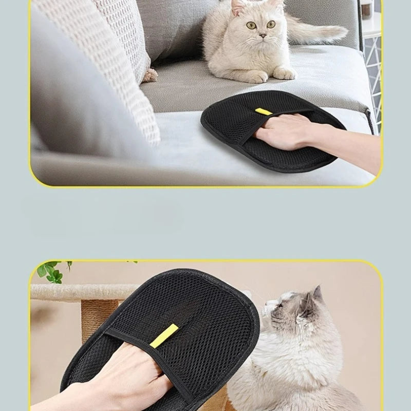Guante Quita Pelos Portátil y Lavable para Mascotas