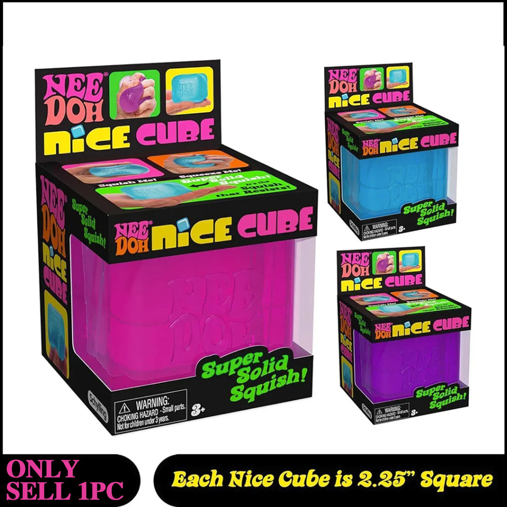 Cubo Squishy Antiestrés Premium - NeeDoh Nice Cube Viral TikTok