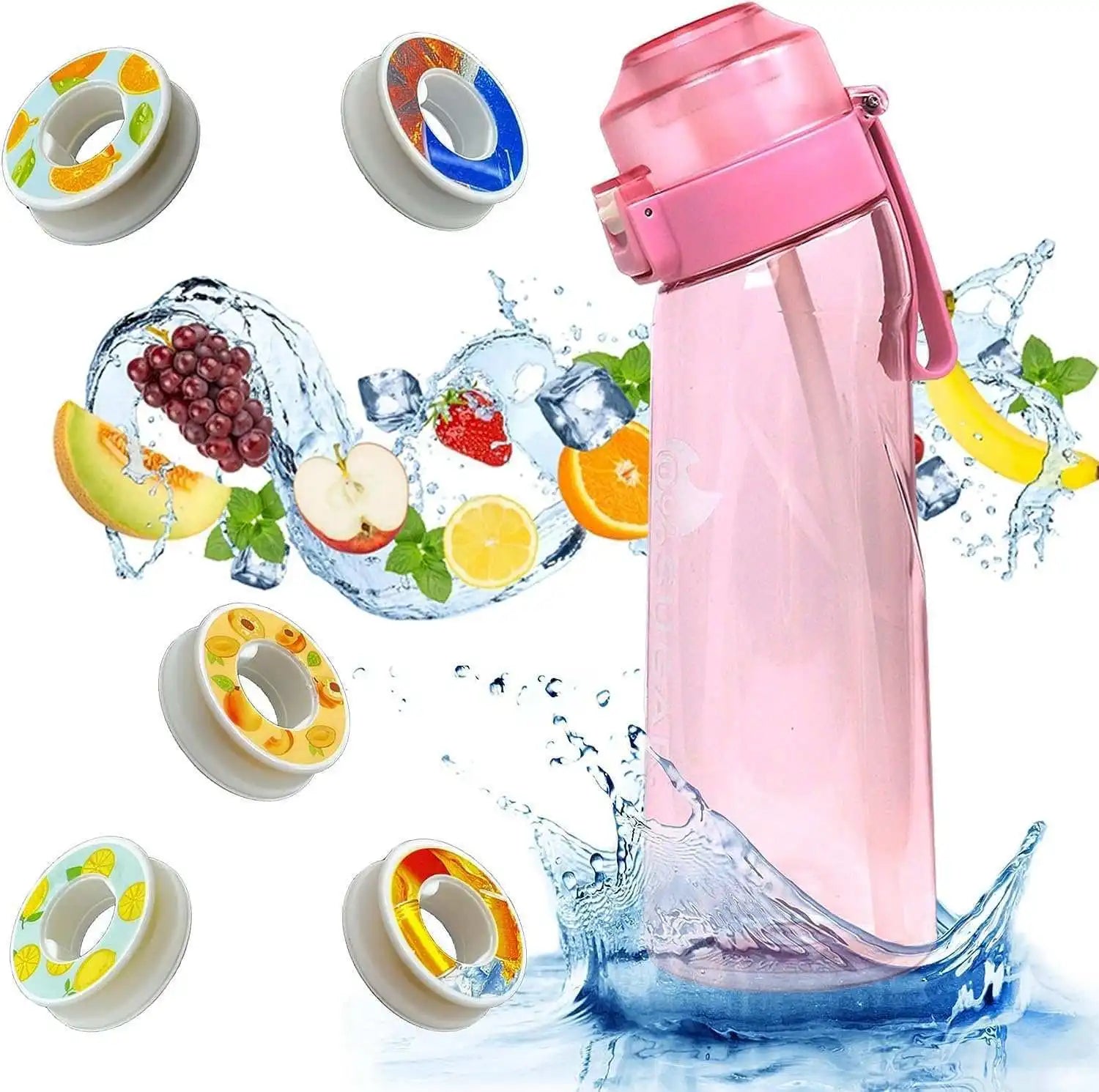 Botella de Agua Inteligente con Sistema de Frutos y Aroma